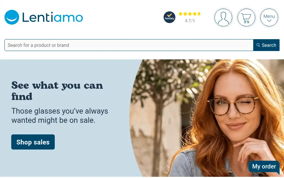 Screenshot of lentiamo.ie