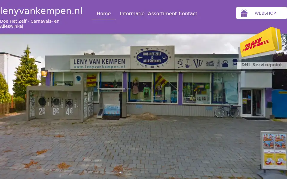 Screenshot of lenyvankempen.nl