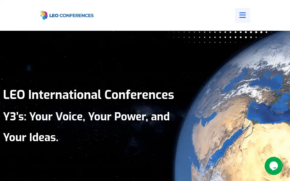 Screenshot of leoconferences.org