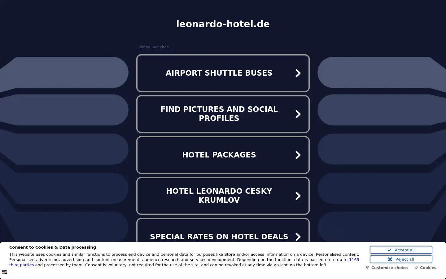 Screenshot of leonardo-hotel.de