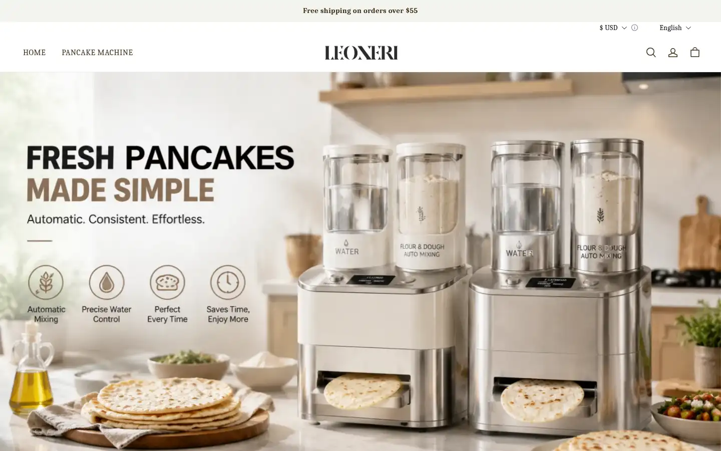 Screenshot of leoneri.com