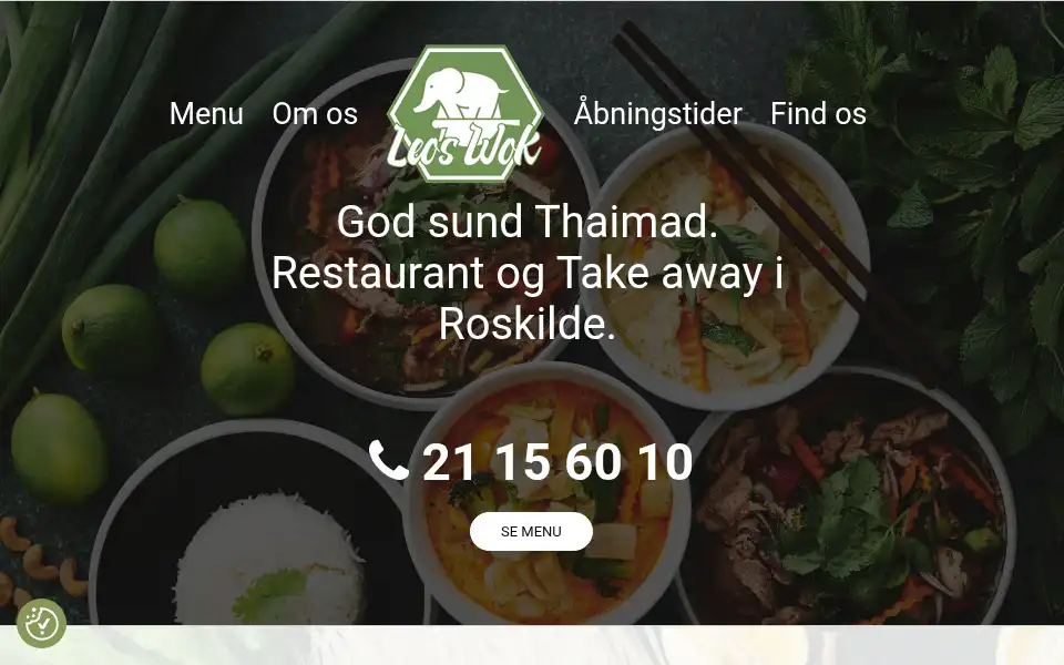 Screenshot of leoswok.dk