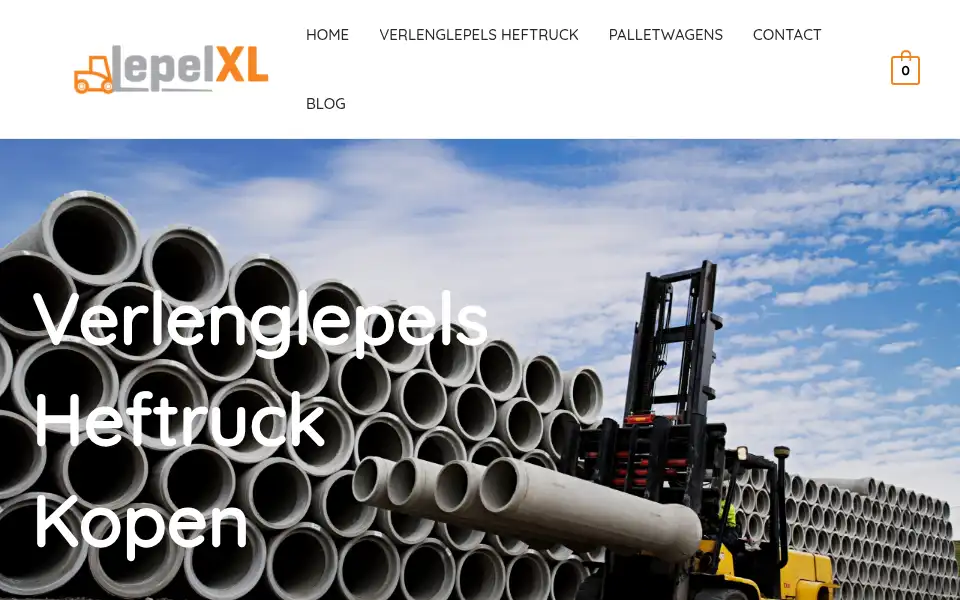 Screenshot of lepelxl.nl