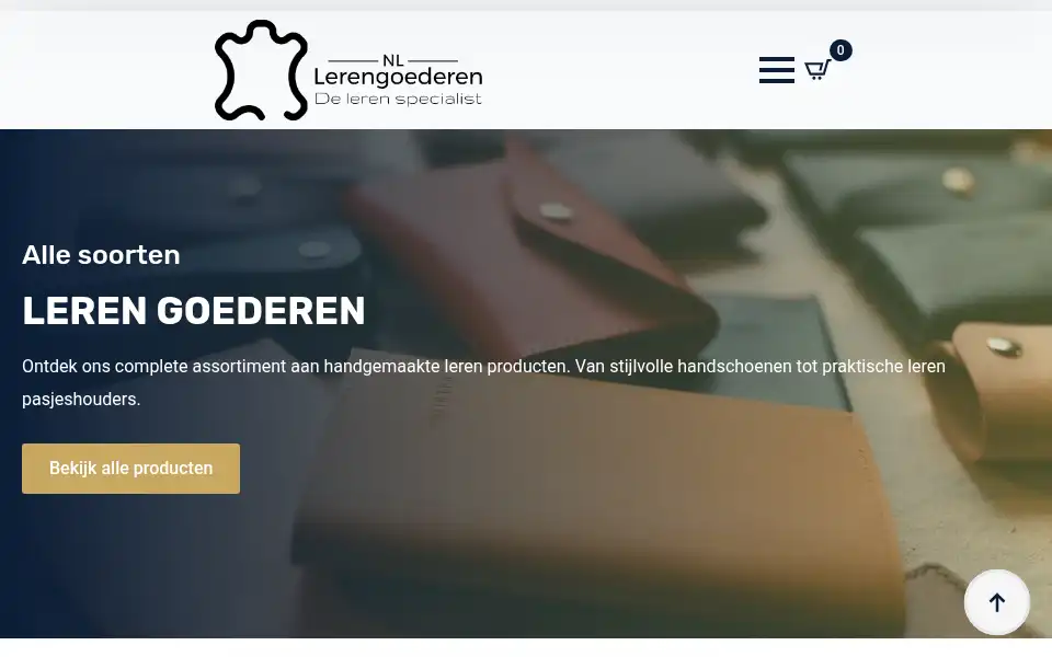 Screenshot of lerengoederen.nl