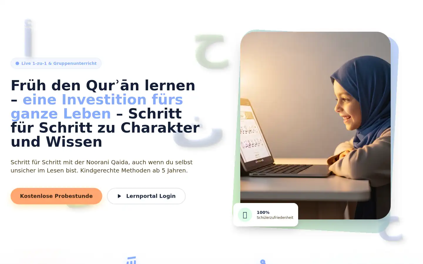 Screenshot of lernemitfatima.com