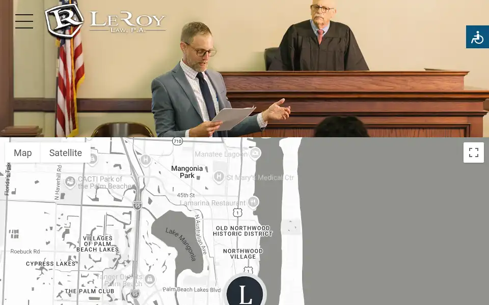 Screenshot of leroylawpa.com