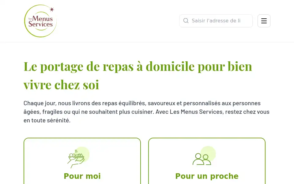 Screenshot of les-menus-services.com