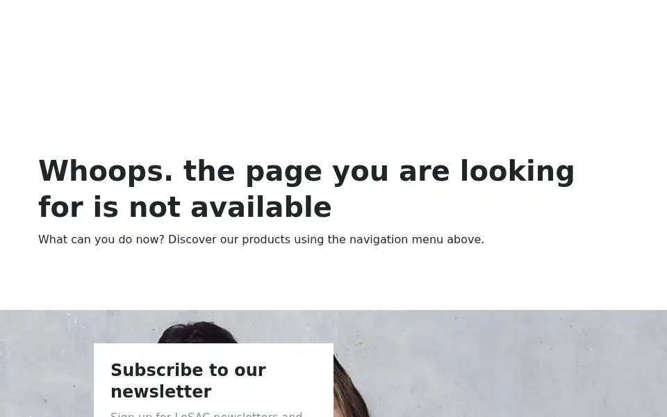 Screenshot of lesacoutlet.es