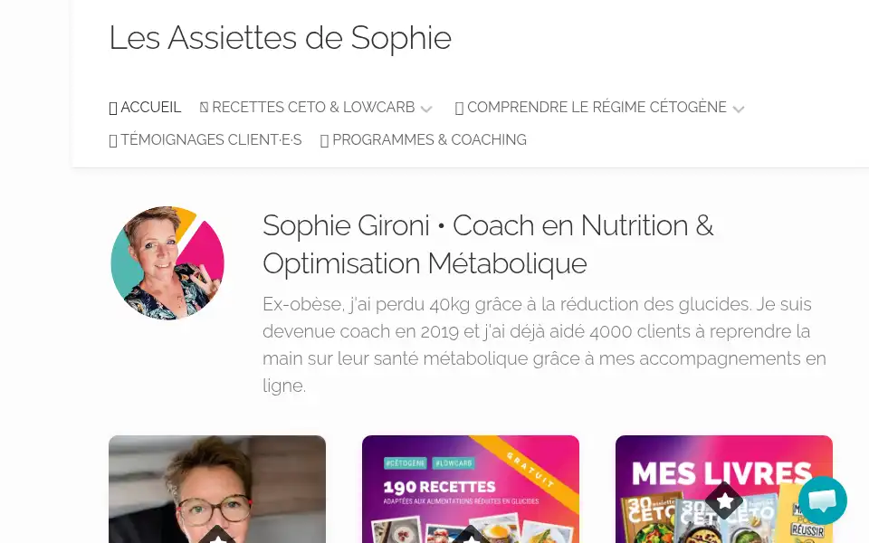 Screenshot of lesassiettes.fr