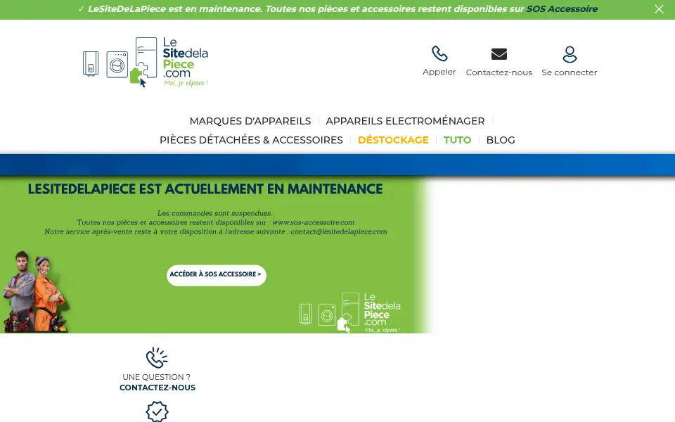 Screenshot of lesitedelapiece.com