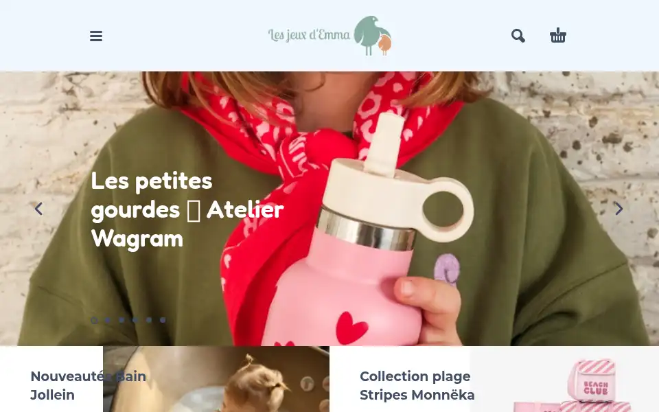 Screenshot of lesjeuxdemma.fr