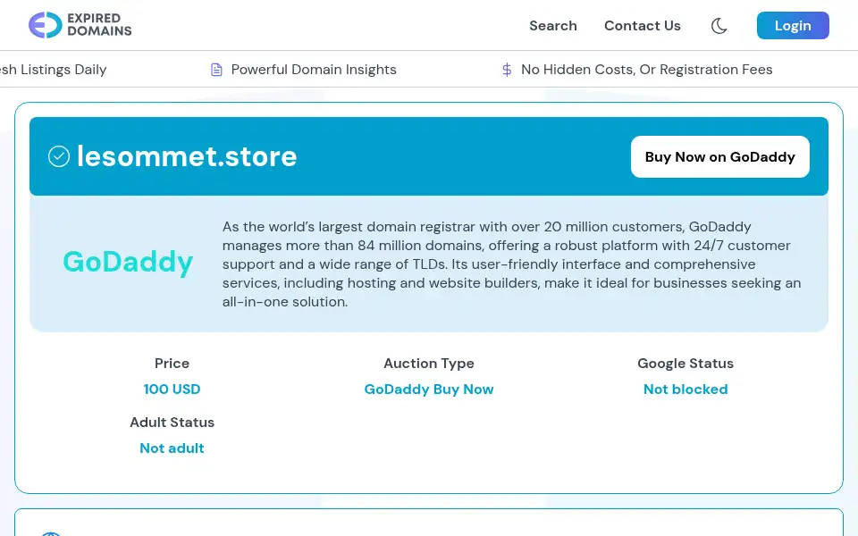 Screenshot of lesommet.store