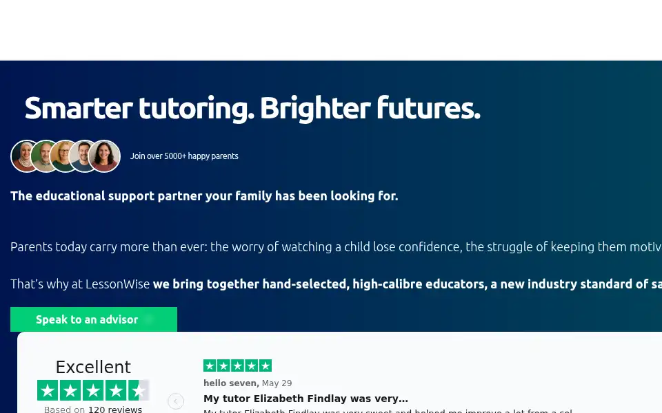 Screenshot of lessonwise.org