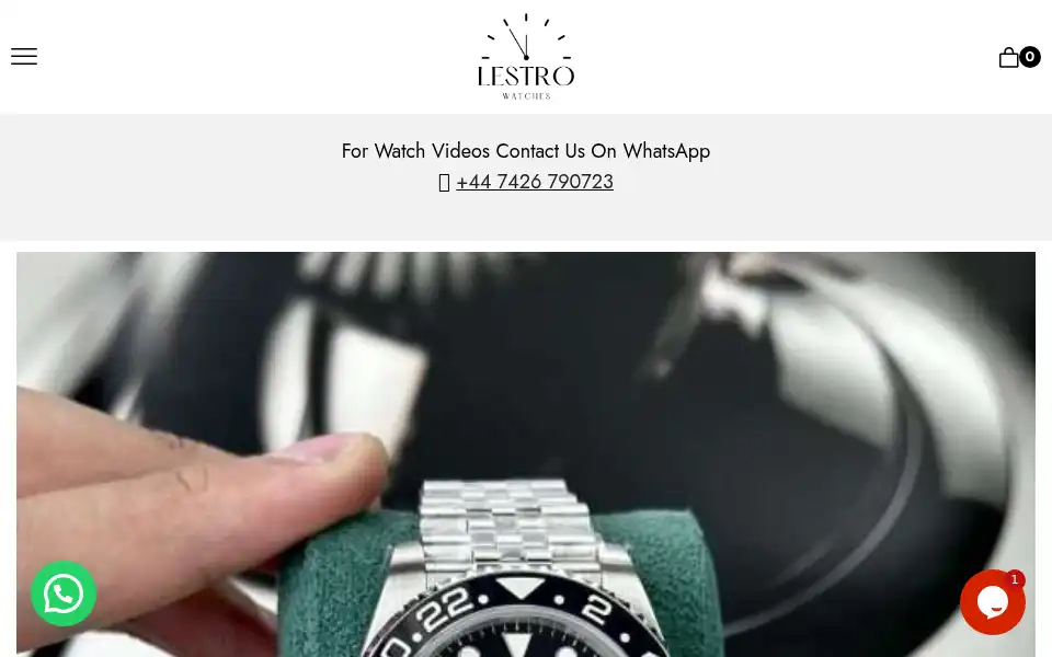 Screenshot of lestrowatches.shop