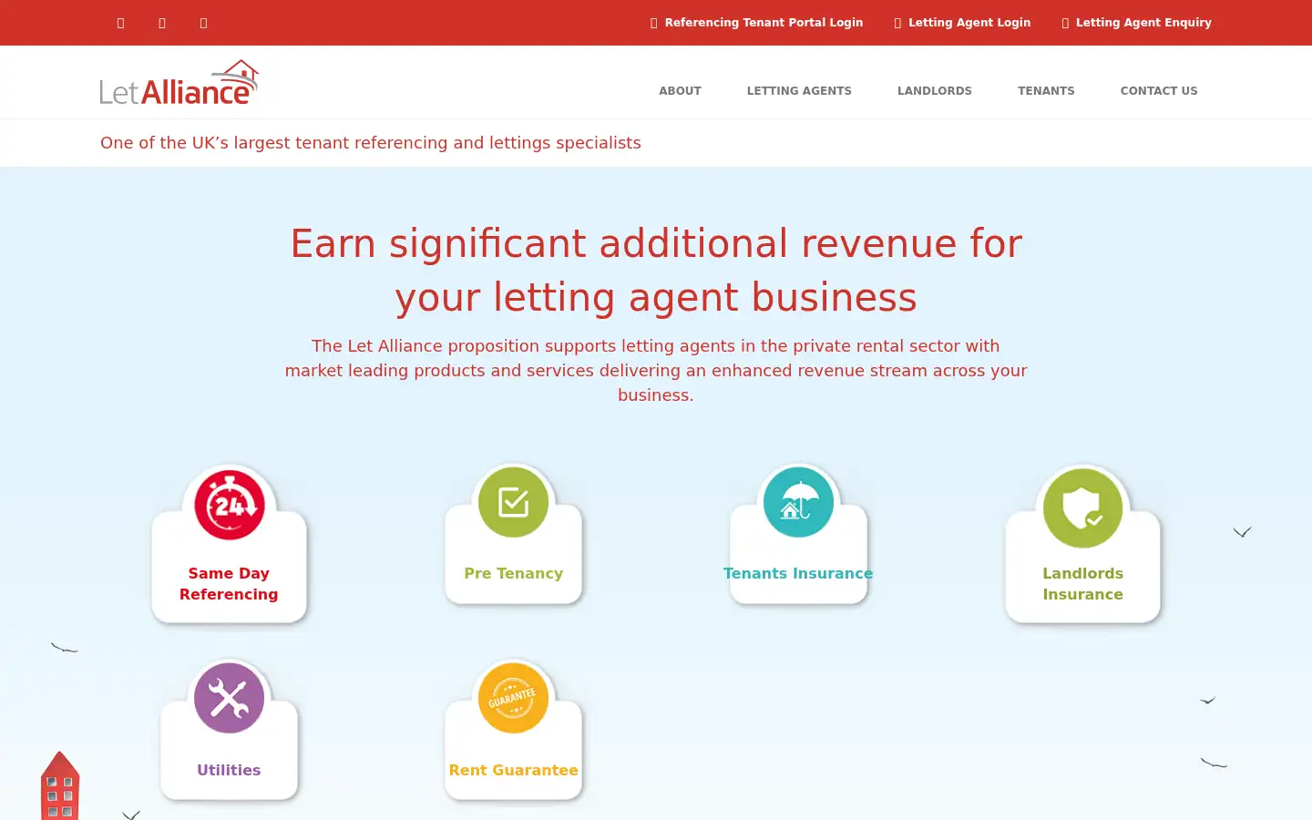 Screenshot of letalliance.co.uk