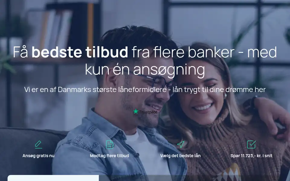 Screenshot of letfinans.dk