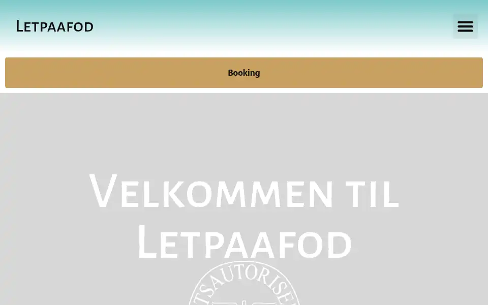 Screenshot of letpaafod.dk