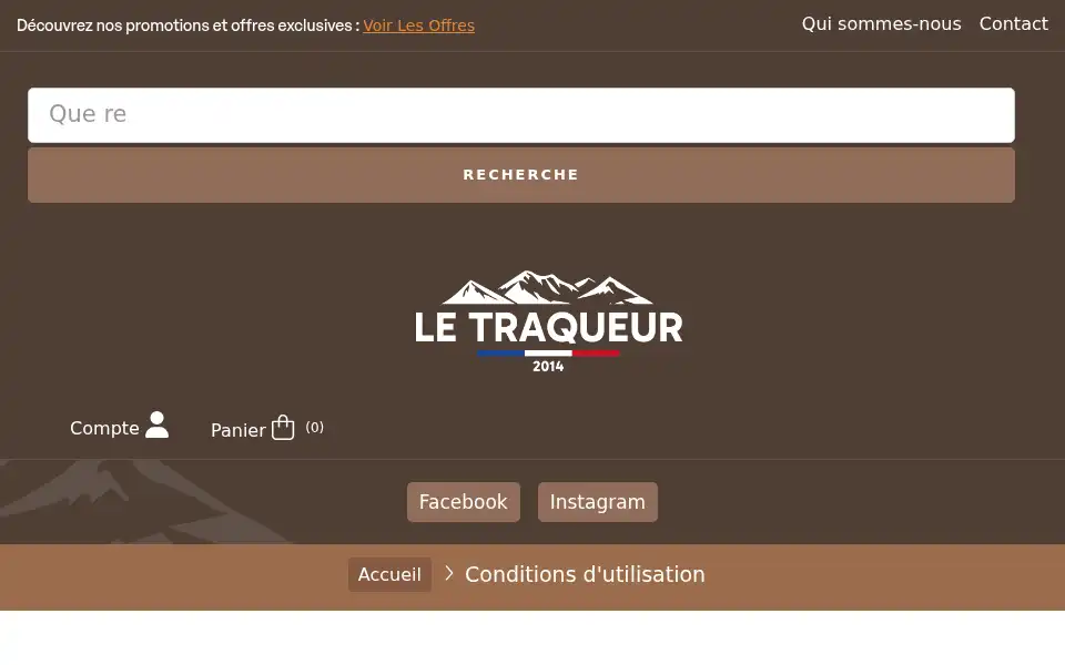 Screenshot of letraqueur.fr