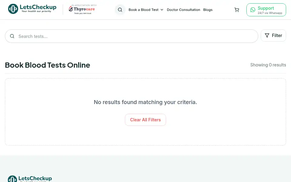 Screenshot of letscheckup.in