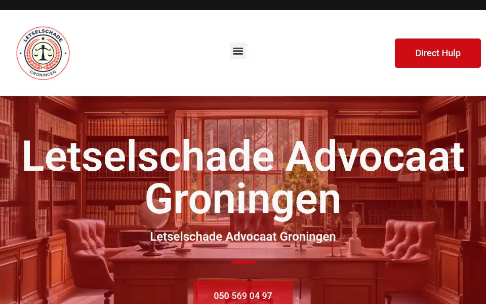 Screenshot of letselschadeadvocaatgroningen.com