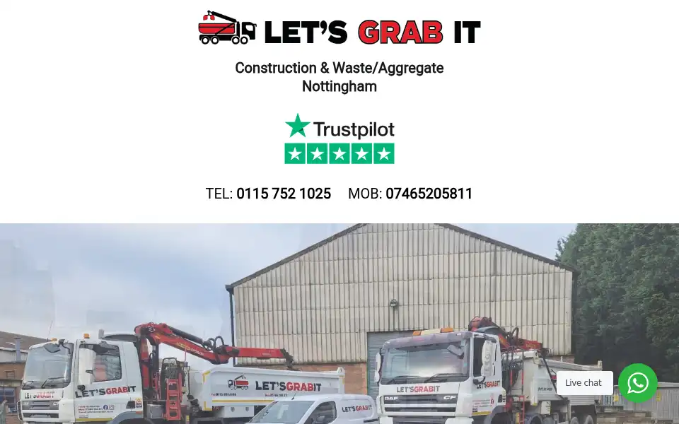 Screenshot of letsgrabit.co.uk