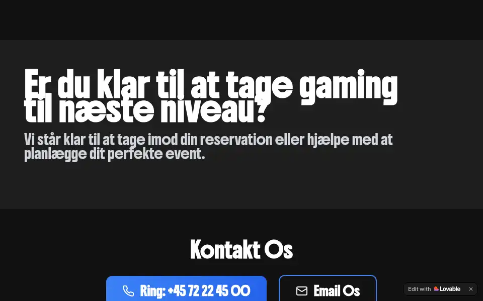 Screenshot of letsplay2000.dk