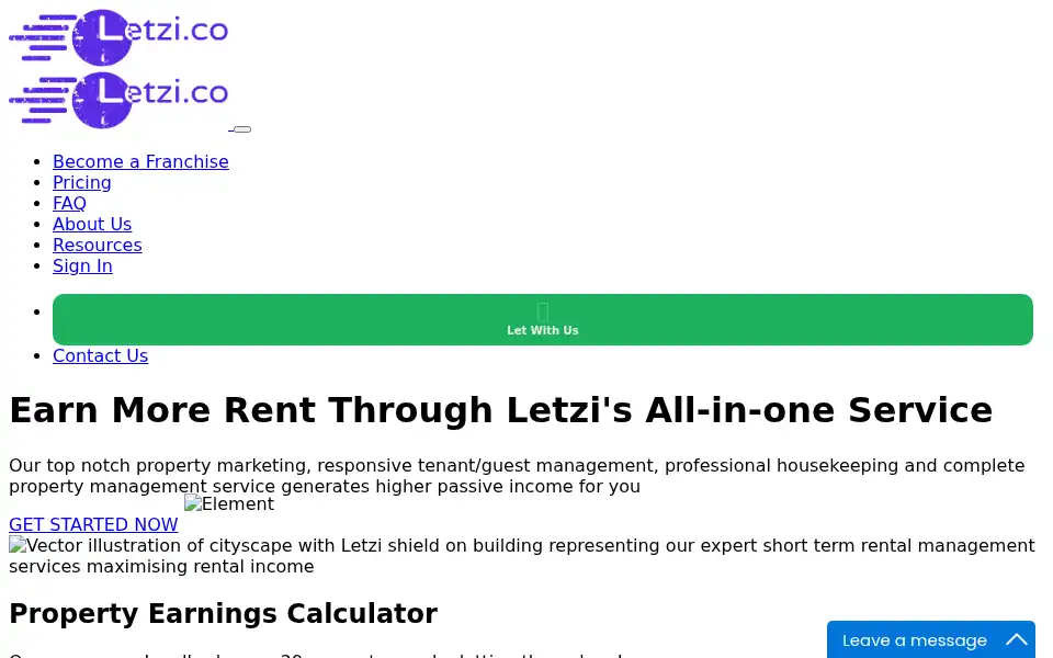 Screenshot of letzi.co