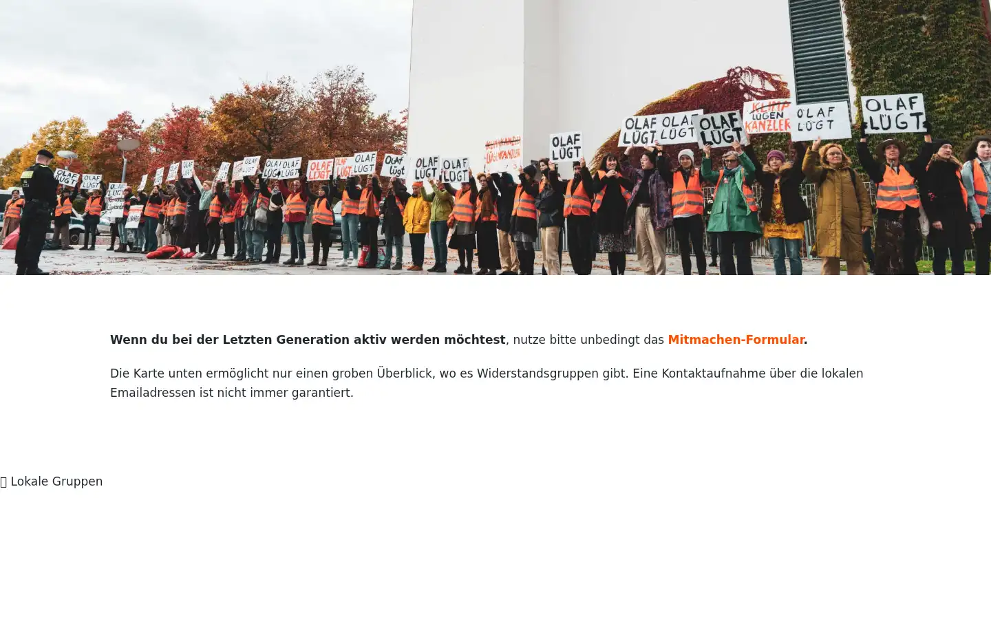 Screenshot of letztegeneration.de