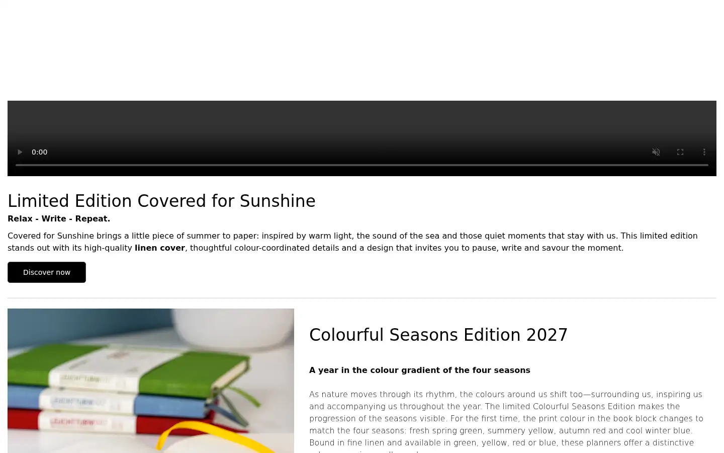 Screenshot of leuchtturm1917.com