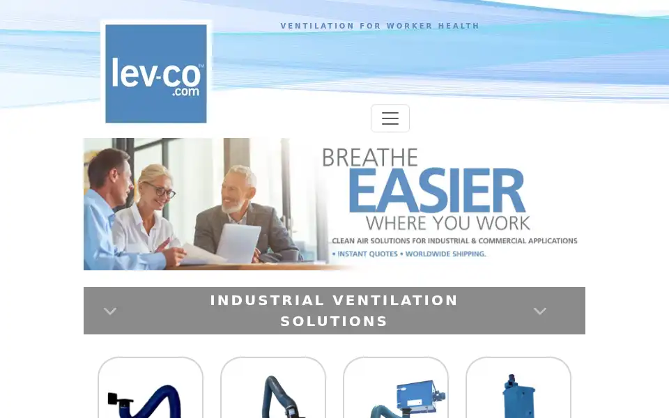 Screenshot of lev-co.com