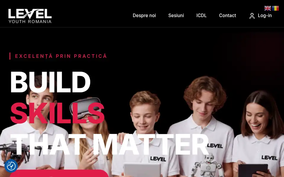 Screenshot of levelyouth.ro