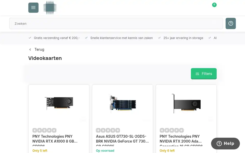 Screenshot of leventis.nl