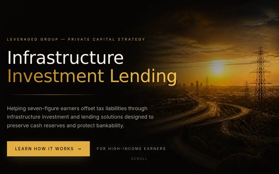 Screenshot of leveragedgroup.com