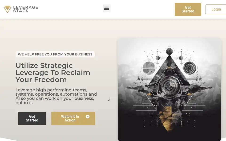 Screenshot of leveragestack.com