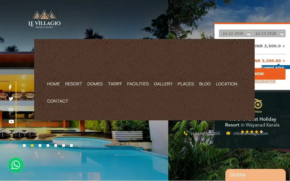 Screenshot of levillagio.com