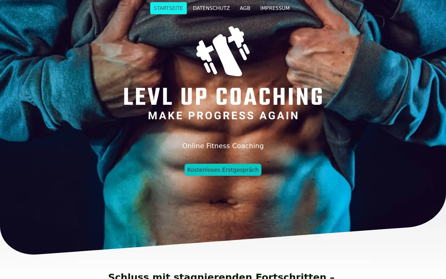 Screenshot of levl-up-coaching.de
