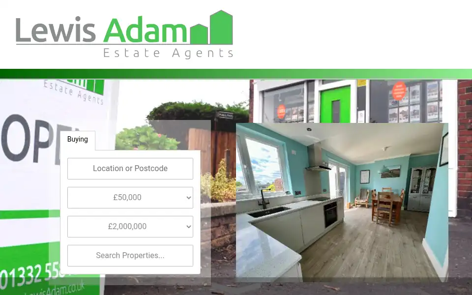 Screenshot of lewisadam.co.uk