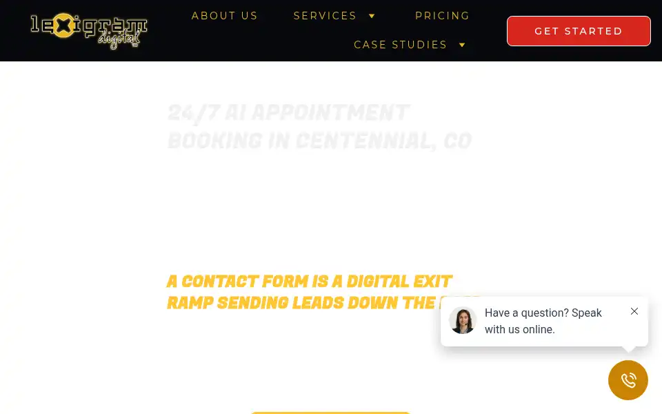 Screenshot of lexigramdigital.com