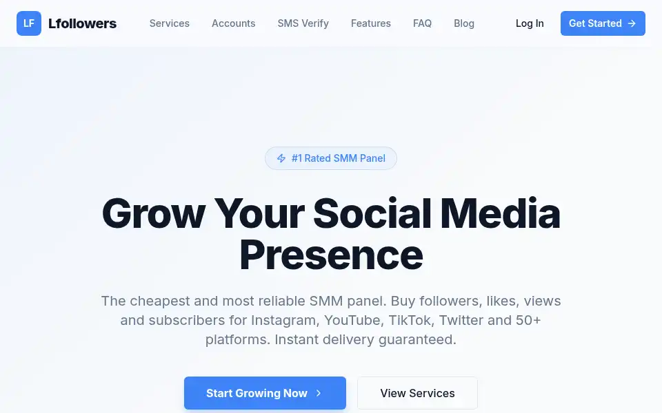 Screenshot of lfollowers.com