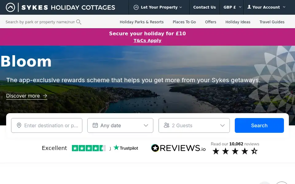 Screenshot of lhhscotland.com