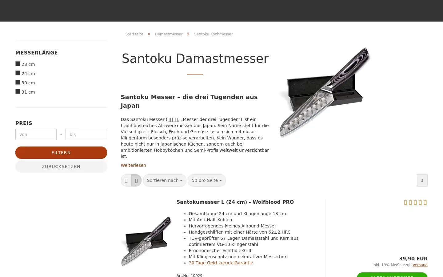 Screenshot of lhlifestyle.de