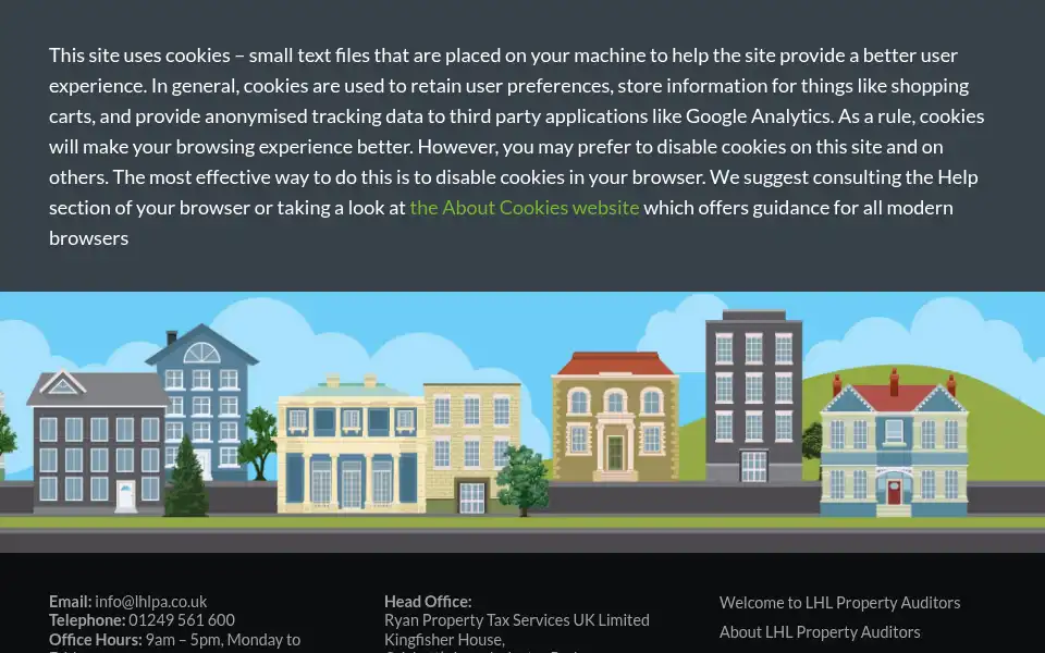 Screenshot of lhlpa.co.uk