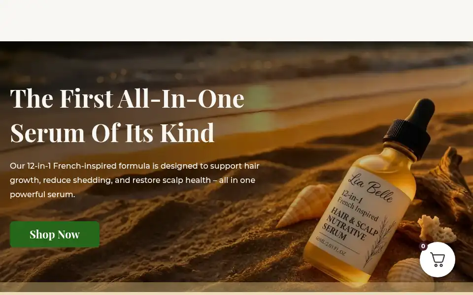 Screenshot of lia-belle-official.com