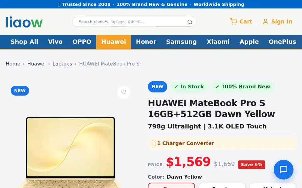 Screenshot of liaow.com