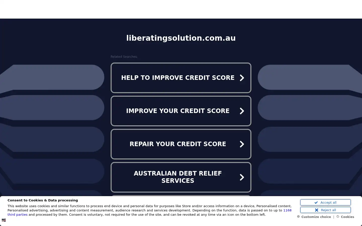 Screenshot of liberatingsolution.com.au