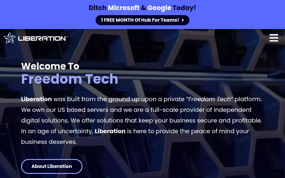 Screenshot of liberationtek.com