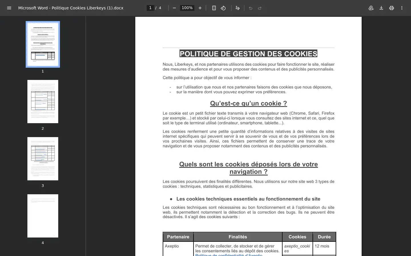 Screenshot of liberkeys.com