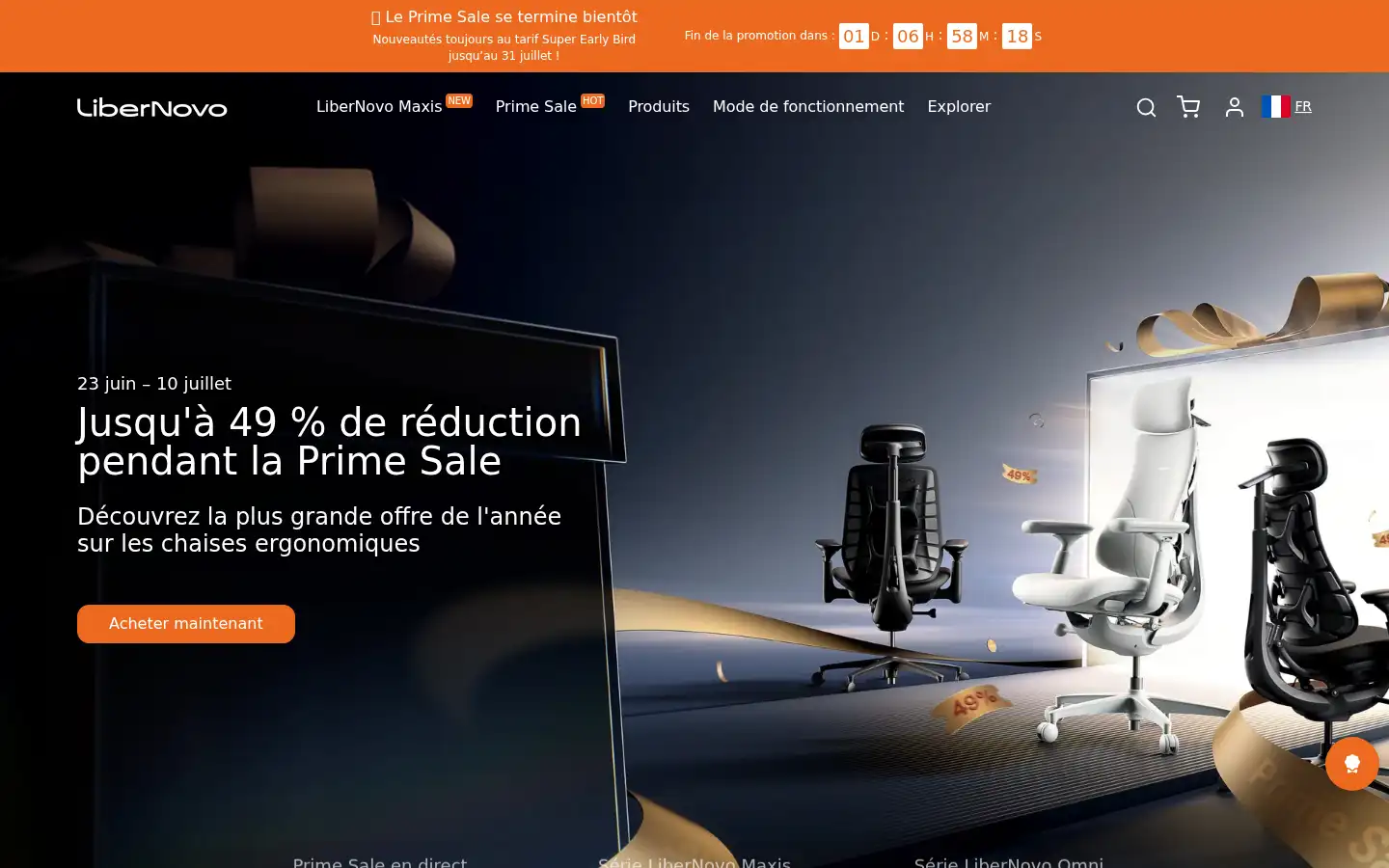 Screenshot of libernovo.com