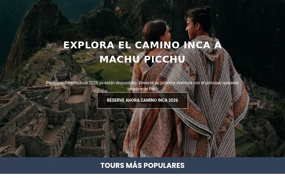 Screenshot of libertrekperutravel.com