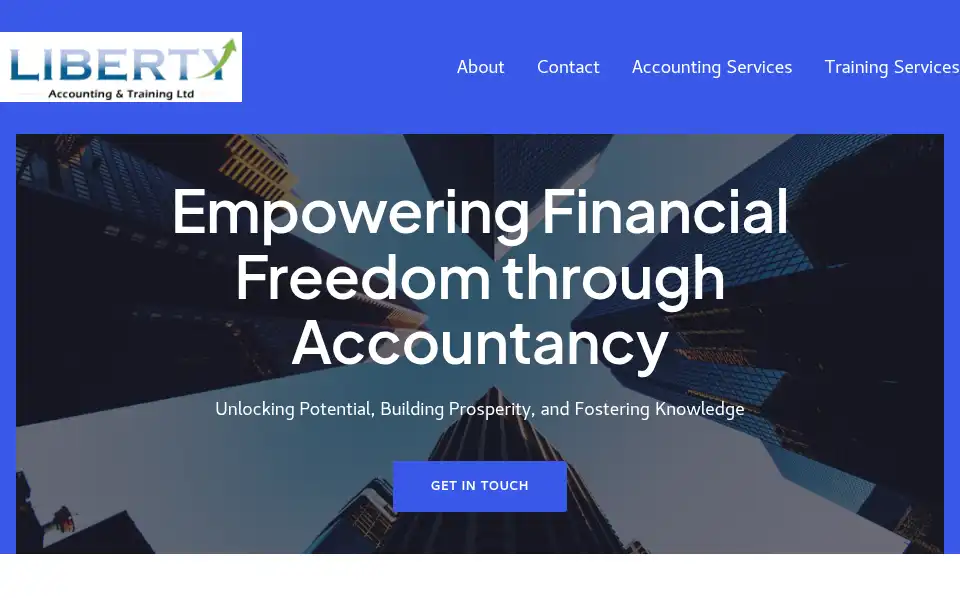 Screenshot of libertyaccountinguk.com